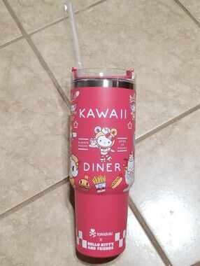 Tokidoki x Hello Kitty Kawaii Diner 40oz Stainless Steel Tumbler